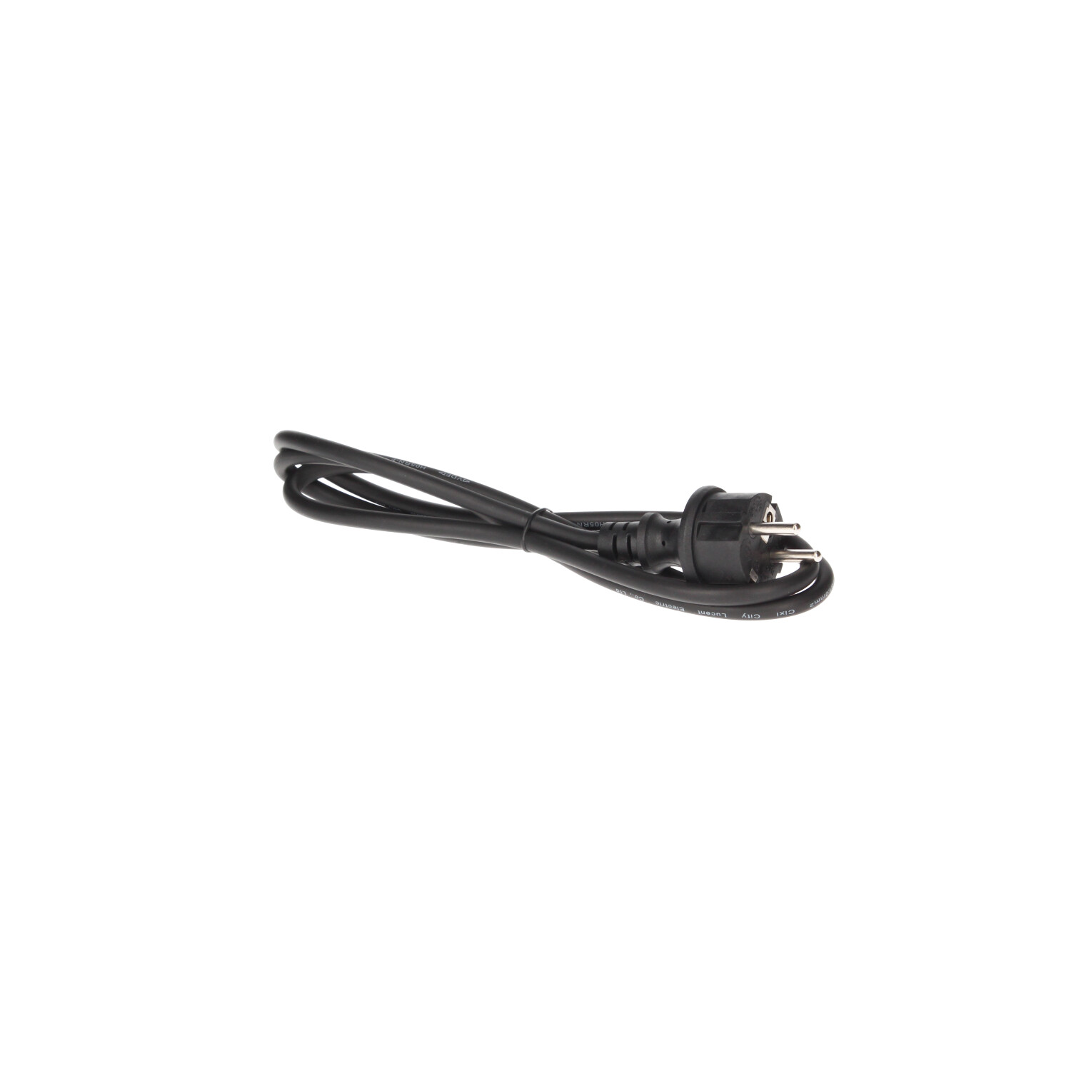 Conexion cable PVC + sucko (3x1.0mm) 1,5M Negro