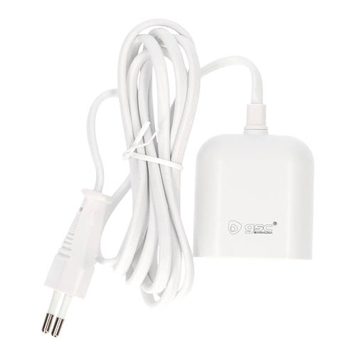 Cargador alargador 2 USB 2.4A 1,5M