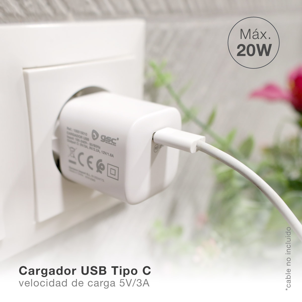 Cargador USB C