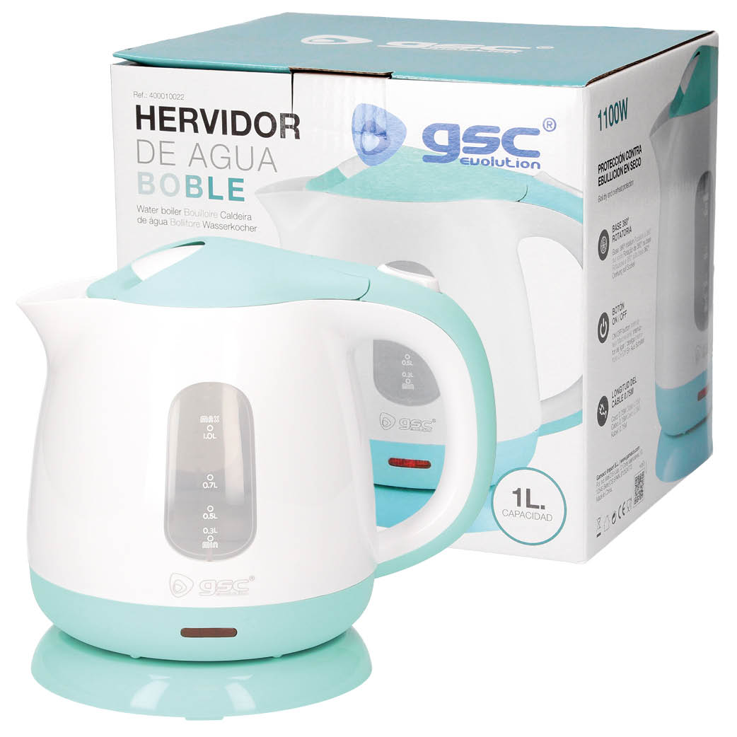 Hervidor de agua Boble 1L 1100W