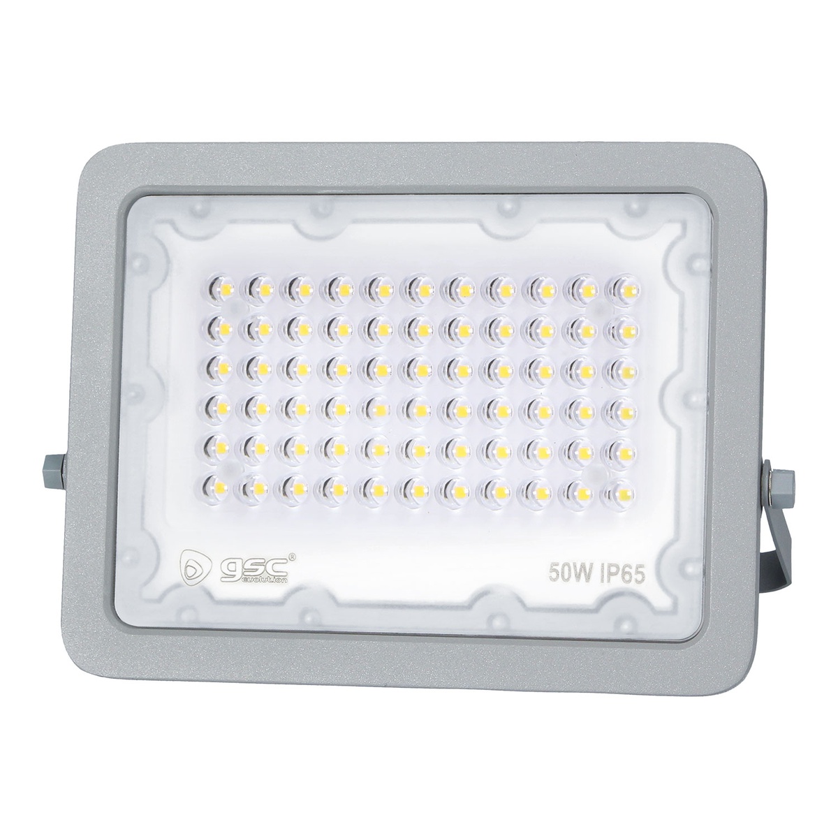 Proyector aluminio LED 50W 6500K IP65 Gris