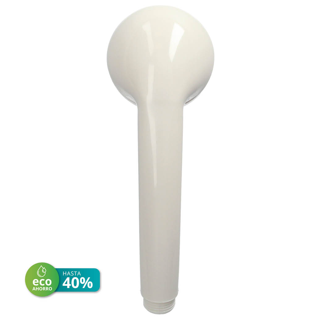 Alcachofa de ducha eco ahorro 73mm simple Blanco