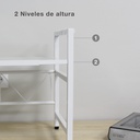 Estante organizador de cocina Blanco