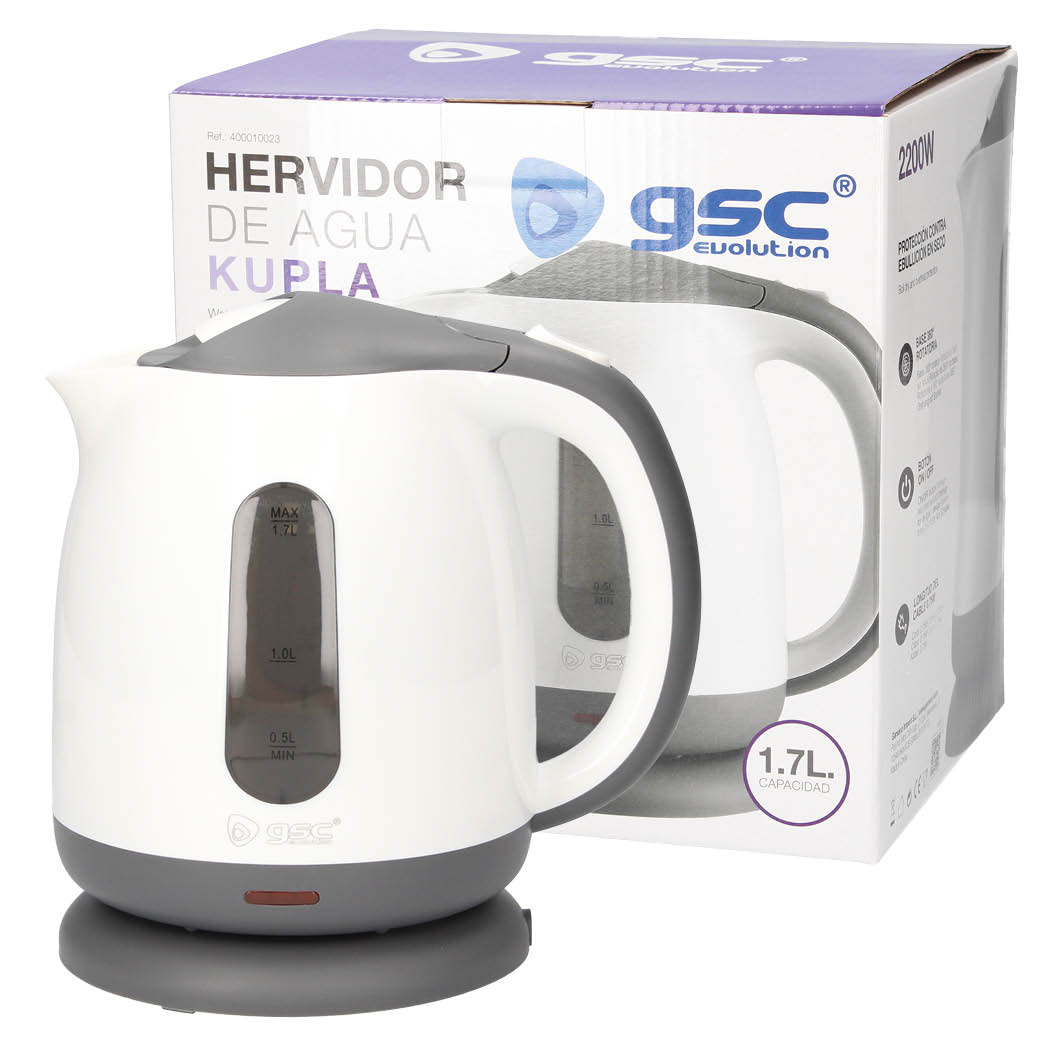 Hervidor de agua Kupla 1,7L 2200W