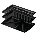 Sandwichera doble Pipu con 3 placas (clásica, grill y gofre) 750W