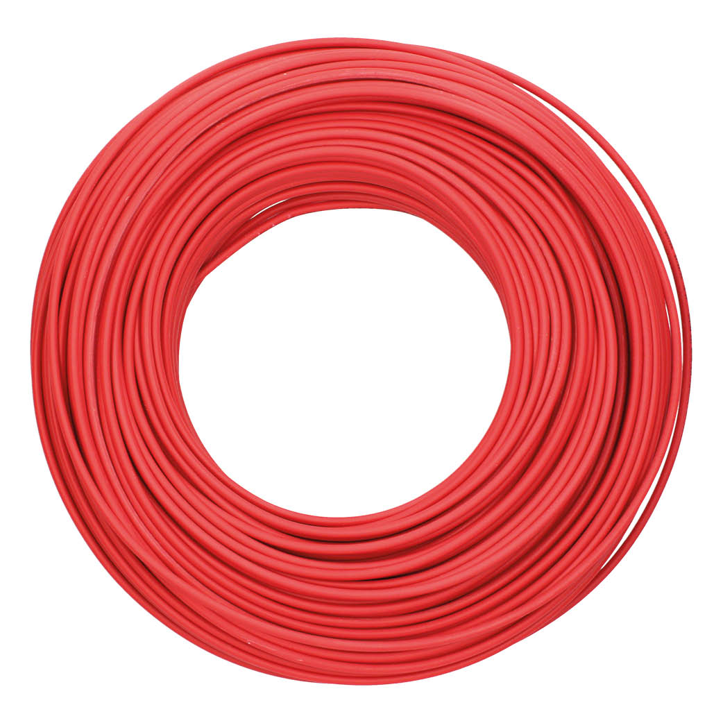 Rollo 100M Cable solar (1x4mm) Rojo