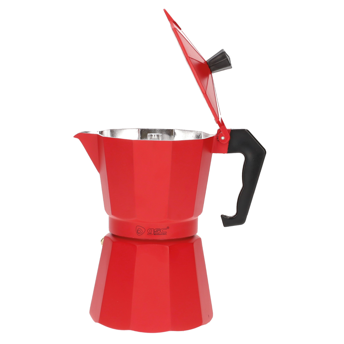 Cafetera Kalossi 6 tazas Rojo