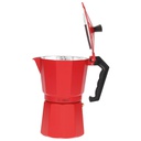 Cafetera Kalossi 9 tazas Rojo