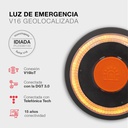 Baliza señalización de emergencia V16 con geolocalización