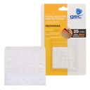 Pack 25 gotas protectoras adhesivas 2mm Ø9mm