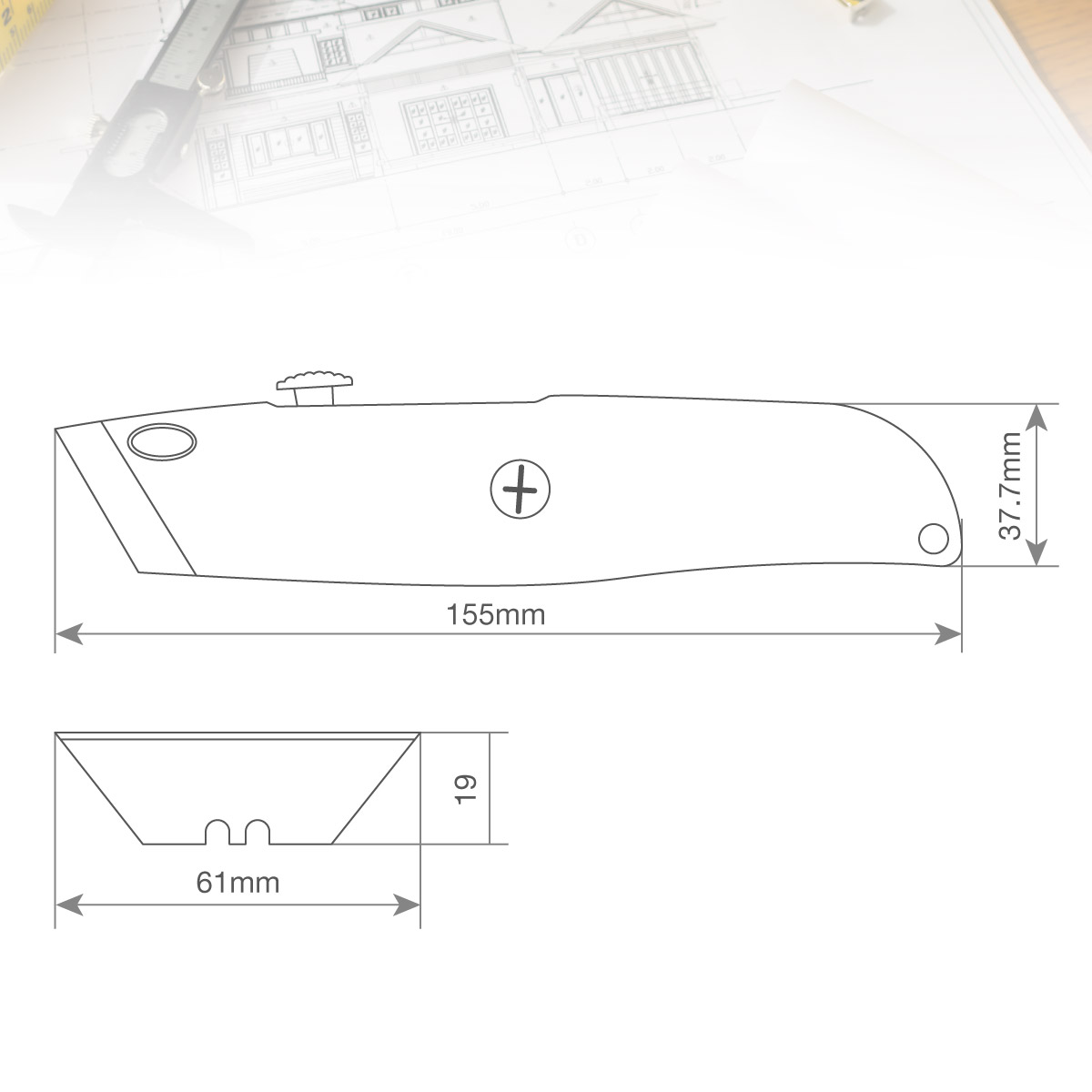 Cúter de seguridad - 24u caja exp