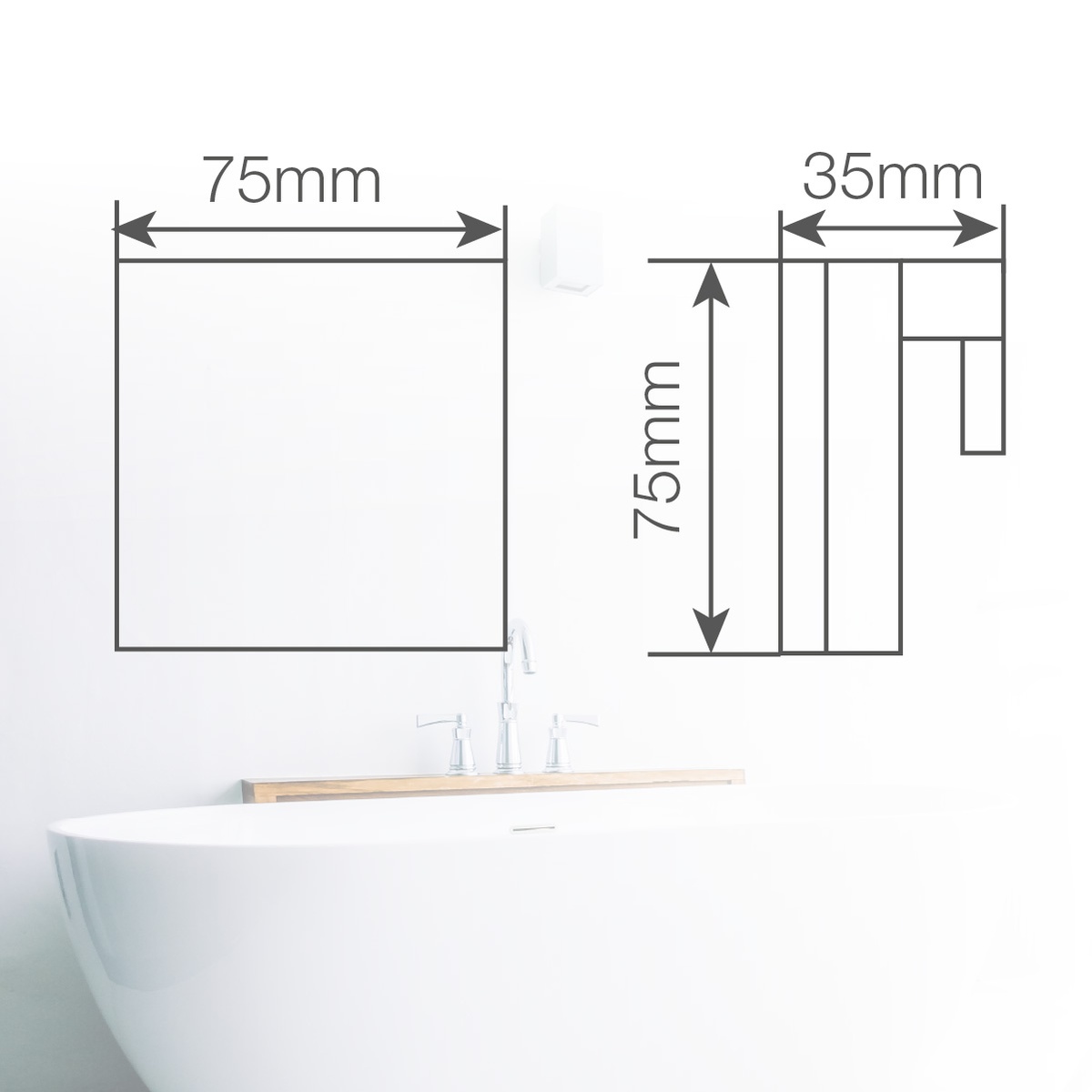 Aplique baño LED Tilani 4,5W 4000K IP44