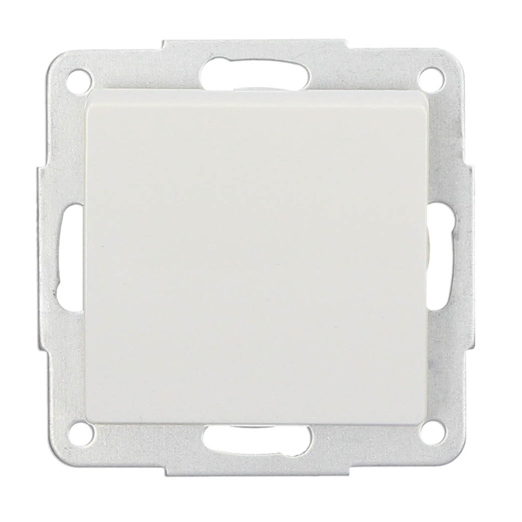 Conmutador de empotrar Blanco 56x56mm