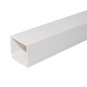 Canaleta fijacion a tornillo PVC 40x100mm 2M