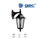 [000700072] Farol de jardín brazo arriba Serie Alma E27 Negro