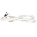 [001101091] Conexion cable PVC + sucko (3x1.0mm) 1,5M Blanco