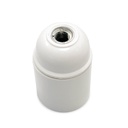 [002201261] Portalamparas baquelita liso E27 Blanco