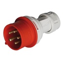 Clavija Cetac 5P (3P+N+t) 16A IP44 Roja