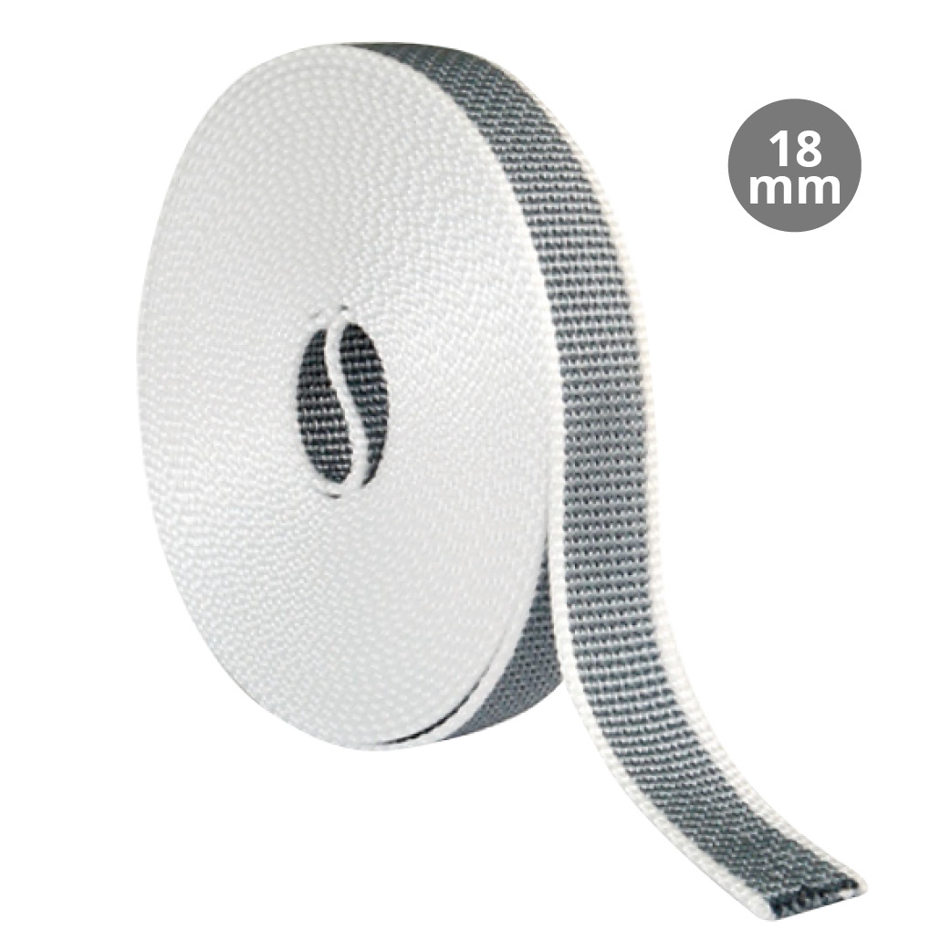 Cinta persiana 6M 18mm Gris