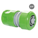 Conector rápido con stop Ø3/4&quot;