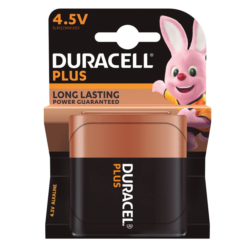 Pila petaca DURACELL Plus 3R12-4.5V Blíster 1ud