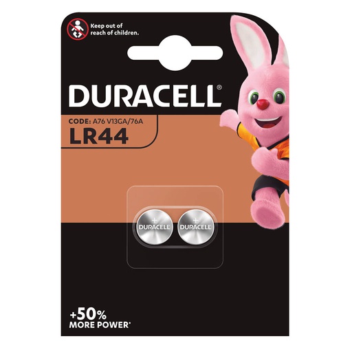 [009000153] Pila Duracell LR44 Blister 2