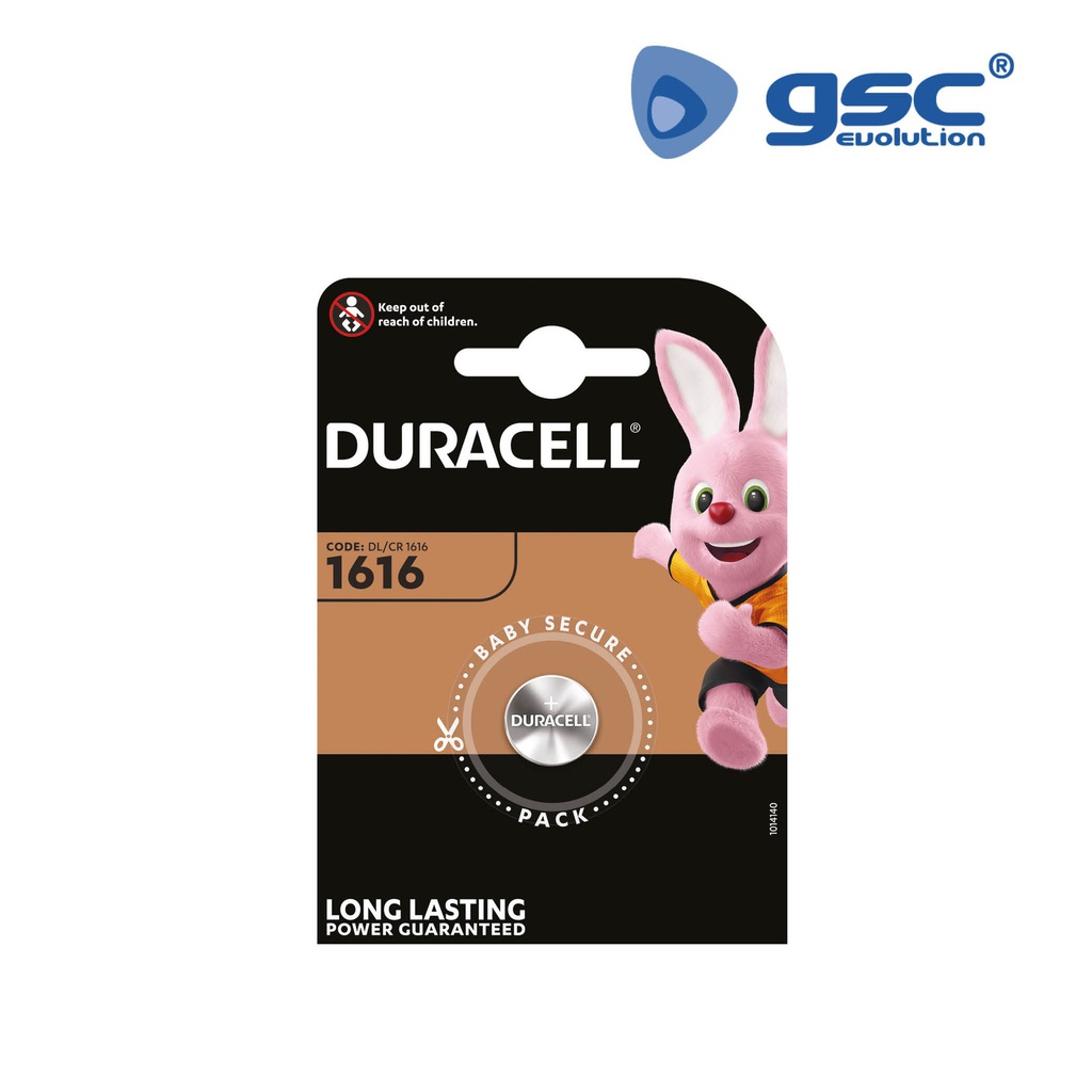 Pila litio Duracell DL1616 Blister 1