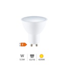 Bombilla LED dicroica 5,5W GU10 4200K