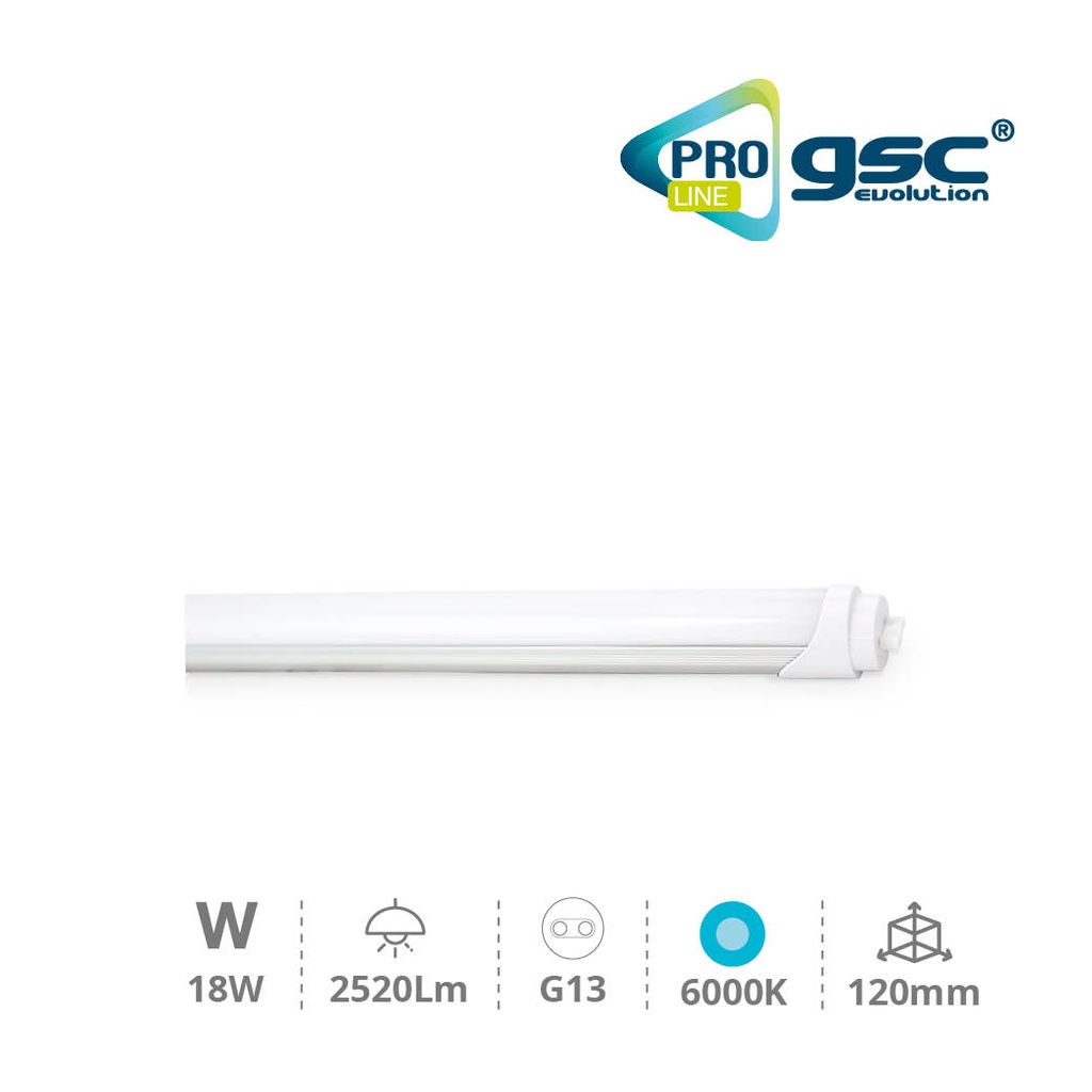 Tubo T8 120cm 18W 6000K - Pro Line