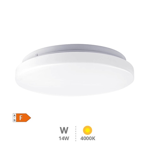 [203605042] Plafón techo LED Elda 14W 4000K