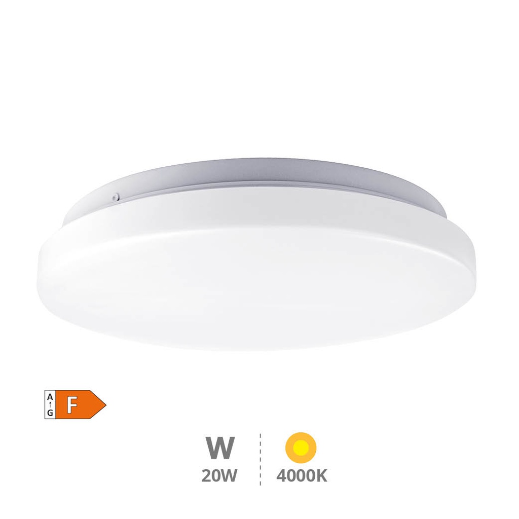 Plafón techo LED Elda 20W 4000K