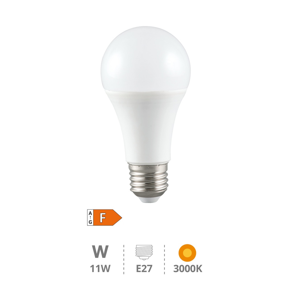 Bombilla LED estándar A60 11W E27 3000K