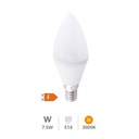 [200695009] Bombilla LED vela 7,5W E14 3000K