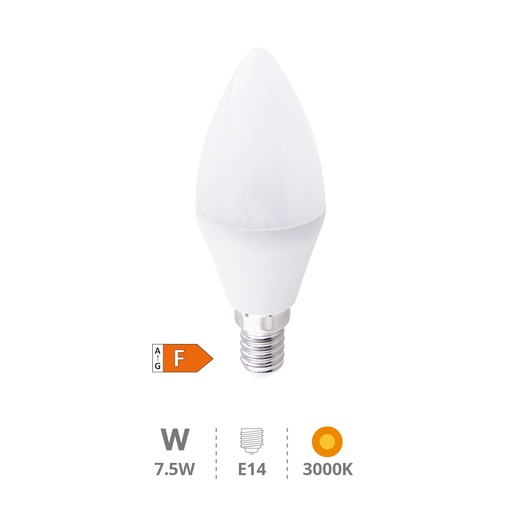 [200695009] Bombilla LED vela 7,5W E14 3000K