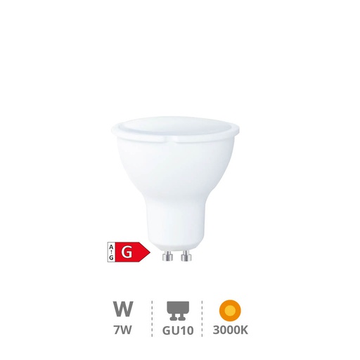 [200621031] Bombilla LED dicroica 6W GU10 3000K regulable