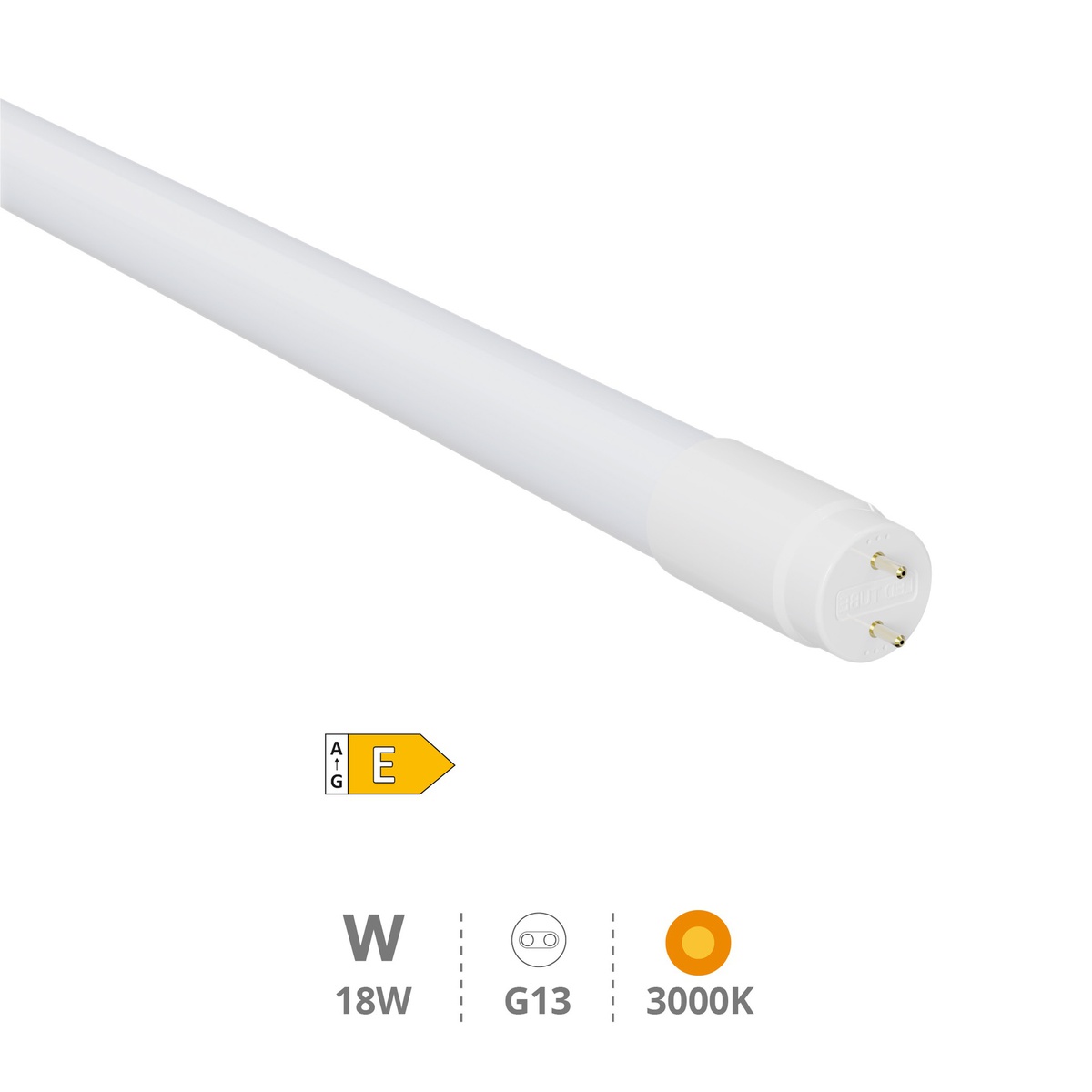 Tubo LED T8 120cm 18W 3000K