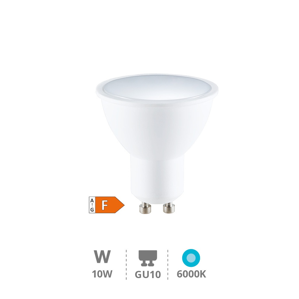 Bombilla LED dicroica 10W GU10 6000K