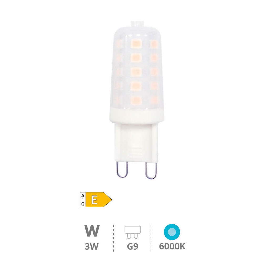 Bombilla LED SMD 3W G9 6000K