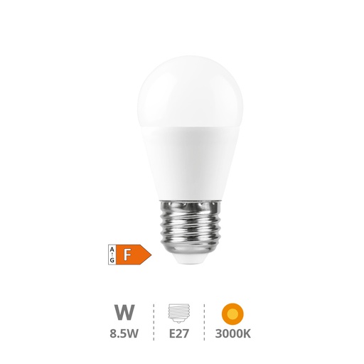 [200690045] Bombilla LED esférica 8,5W E27 3000K