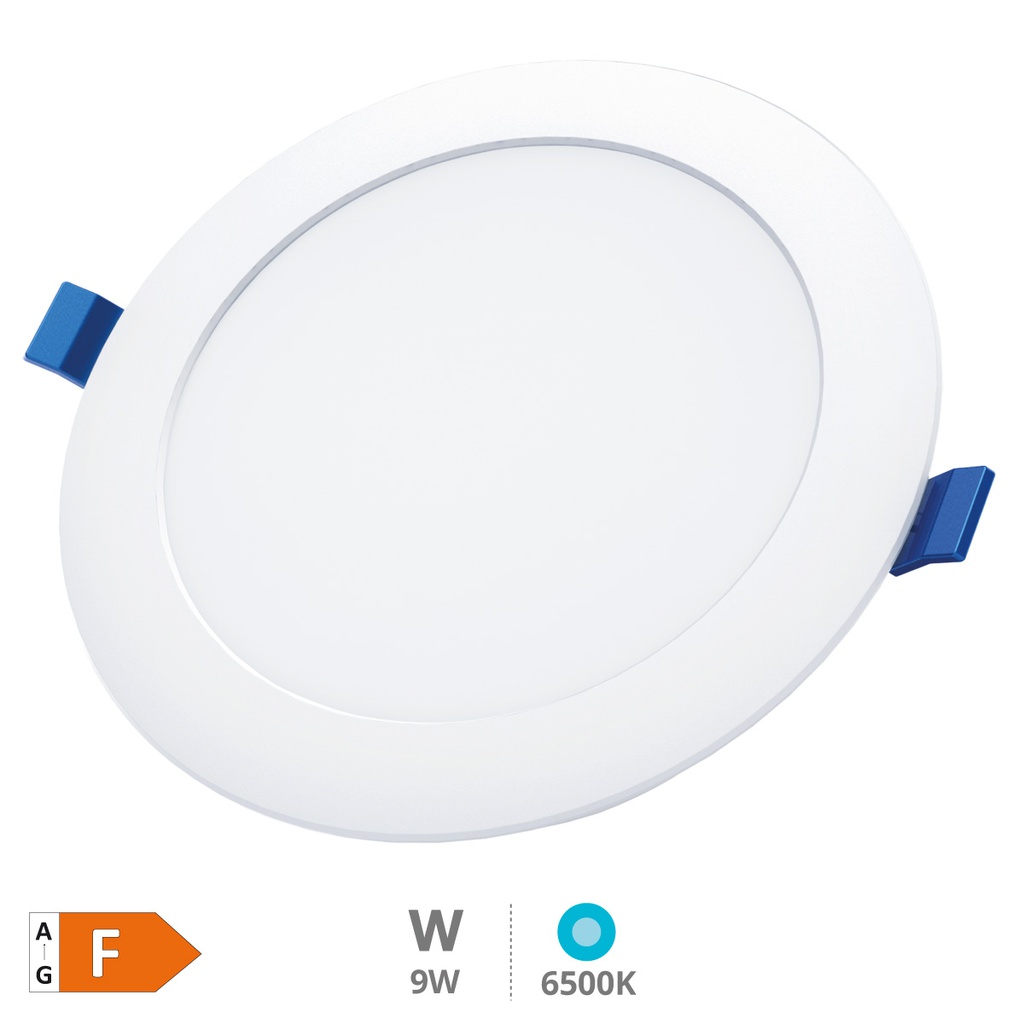 Downlight empotrable LED redondo Belur 12W 6500K Blanco