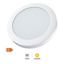 [201005023] Downlight superficie LED redondo Bogur 18W 4000K Blanco