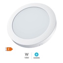 [201005024] Downlight superficie LED redondo Bogur 18W 6500K Blanco