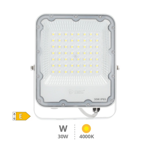 [202600065] Proyector aluminio LED 30W 4000K IP65 Blanco