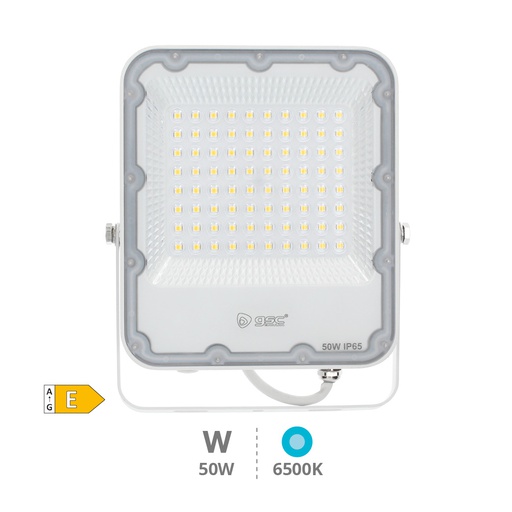 [202600070] Proyector aluminio LED 50W 6500K IP65 Blanco