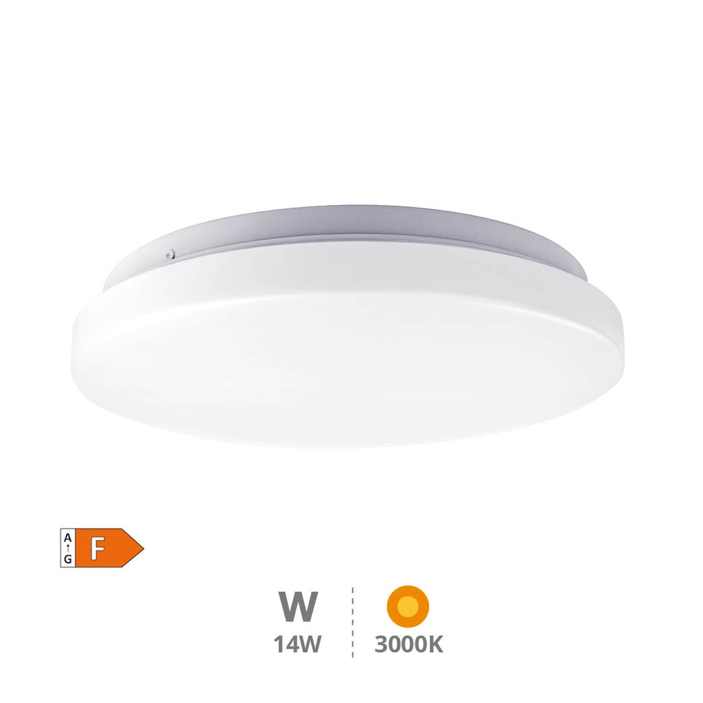 Plafón techo LED Elda 14W 3000K