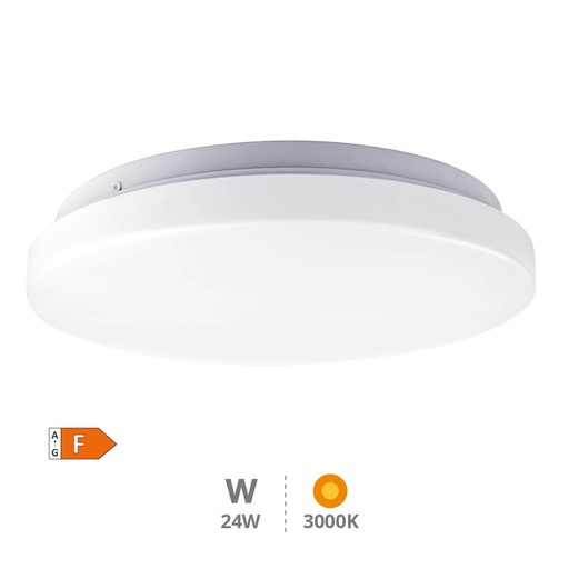 [203605047] Plafón techo LED Elda 24W 3000K