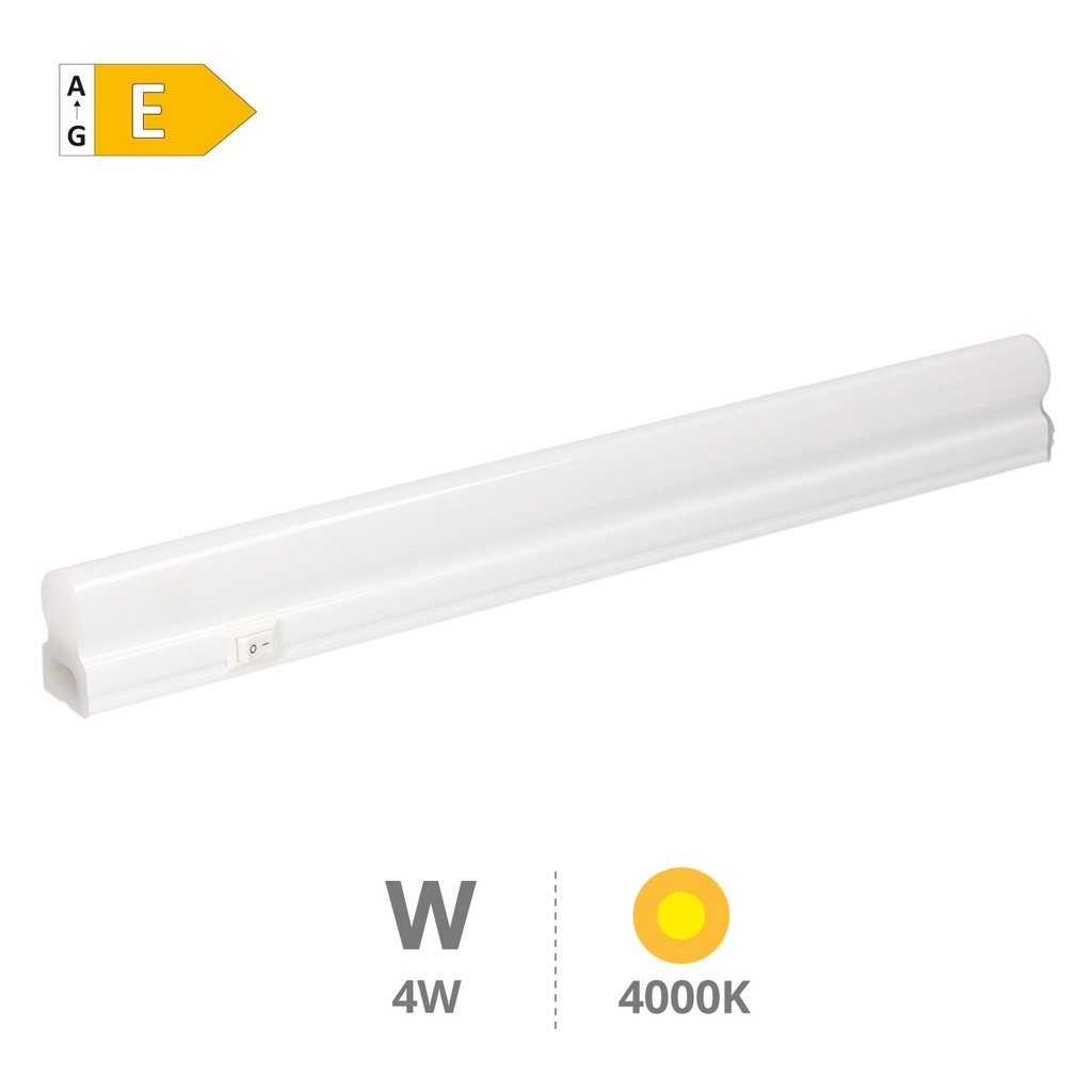 Regleta LED T5 Belo 310mm 4W 4000K