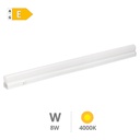 Regleta LED T5 Belo 570mm 8W 4000K