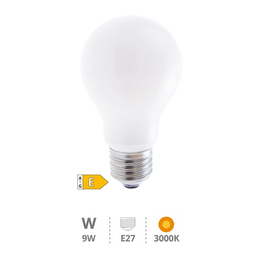 [200601051] Bombilla LED estándar Serie Cristal 9W E27 3000K