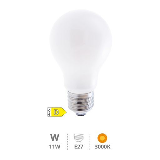 [200601053] Bombilla LED estándar Serie Cristal 11W E27 3000K